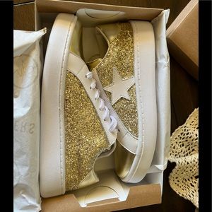 Gold Star Sneakers